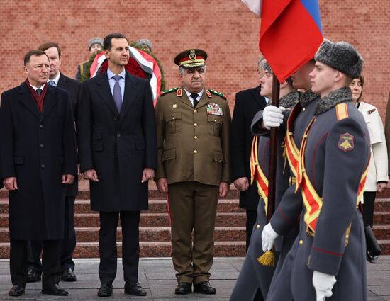 Russia Syria Wreath Laying