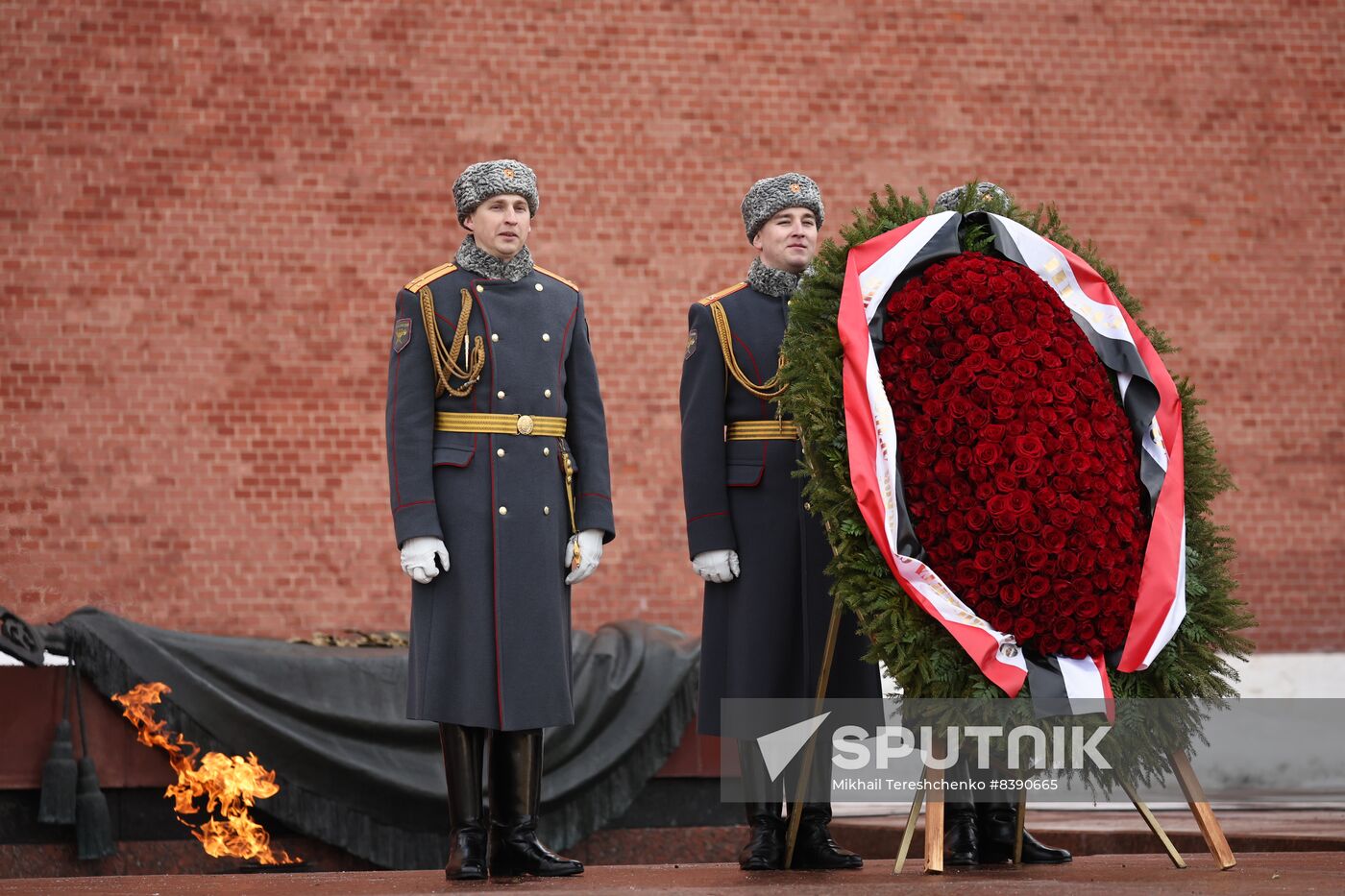 Russia Syria Wreath Laying