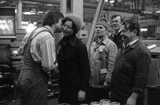 Turner of 50th Anniversary of USSR Moscow Automatic Lines Plant