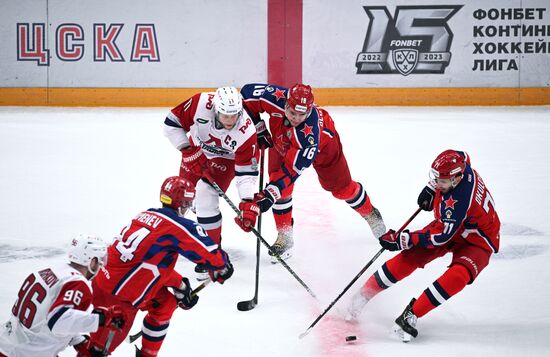Russia Ice Hockey Kontinental League CSKA - Lokomotiv