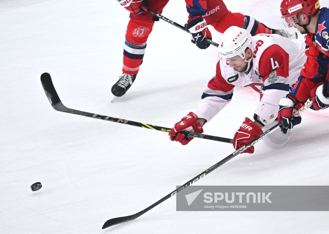 Russia Ice Hockey Kontinental League CSKA - Lokomotiv