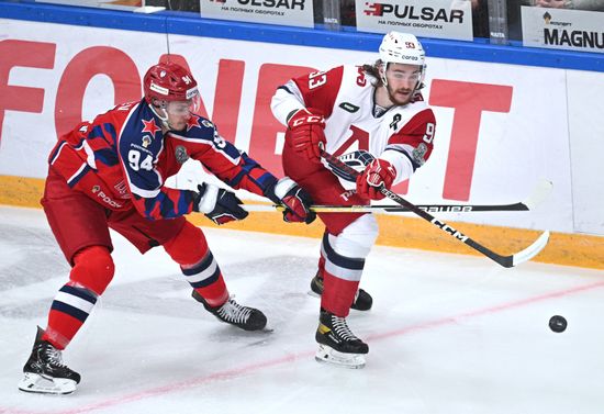Russia Ice Hockey Kontinental League CSKA - Lokomotiv