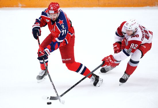 Russia Ice Hockey Kontinental League CSKA - Lokomotiv