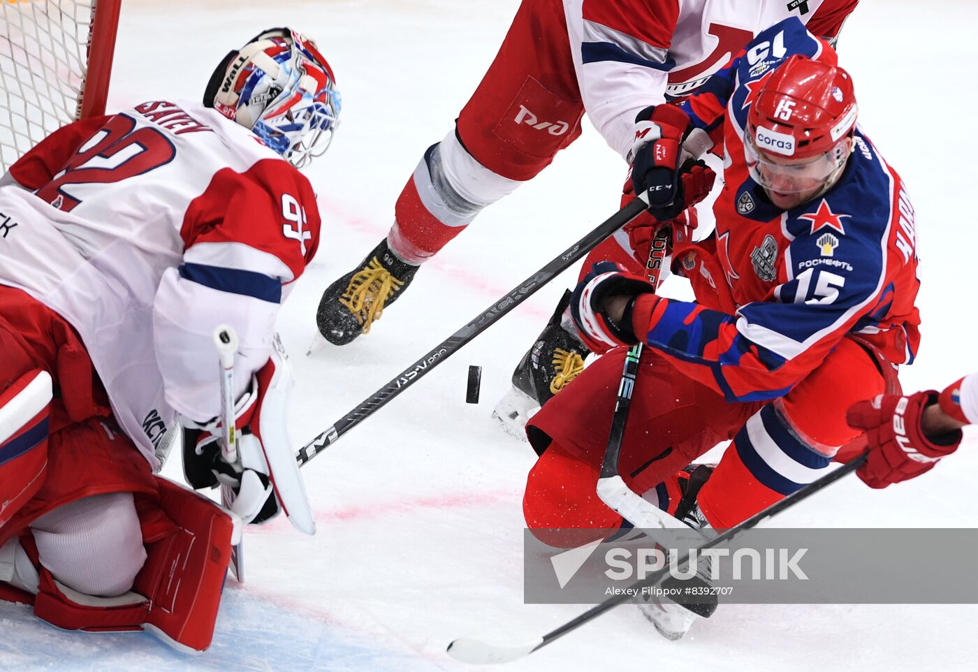 Russia Ice Hockey Kontinental League CSKA - Lokomotiv