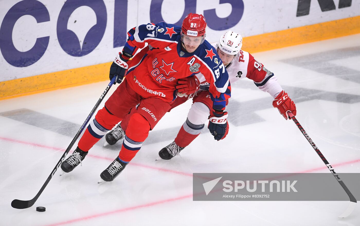 Russia Ice Hockey Kontinental League CSKA - Lokomotiv