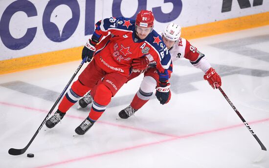 Russia Ice Hockey Kontinental League CSKA - Lokomotiv