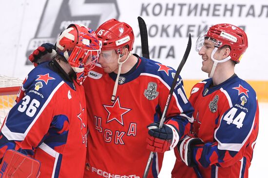 Russia Ice Hockey Kontinental League CSKA - Lokomotiv