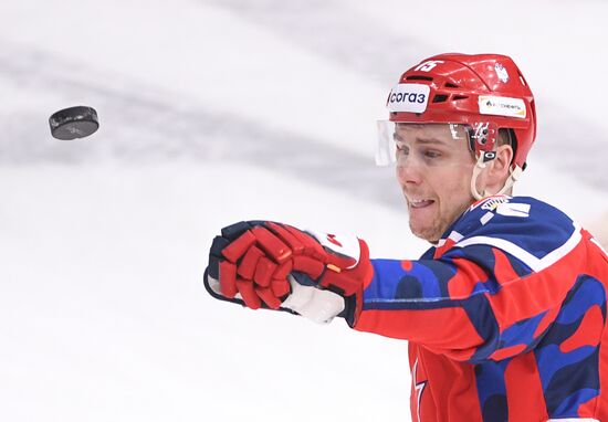 Russia Ice Hockey Kontinental League CSKA - Lokomotiv