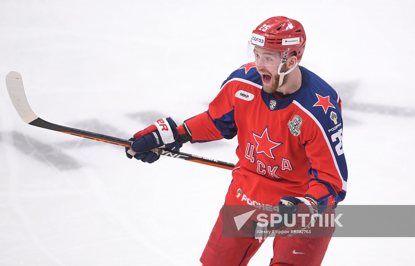 Russia Ice Hockey Kontinental League CSKA - Lokomotiv