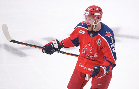 Russia Ice Hockey Kontinental League CSKA - Lokomotiv