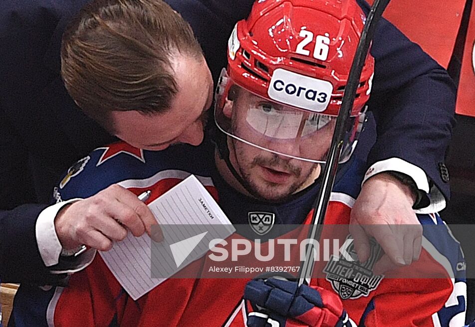 Russia Ice Hockey Kontinental League CSKA - Lokomotiv