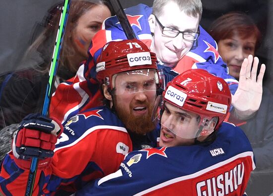 Russia Ice Hockey Kontinental League CSKA - Lokomotiv