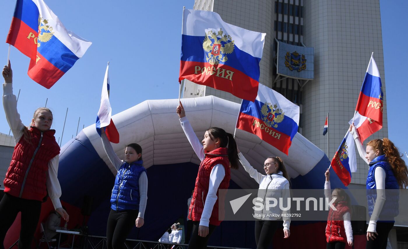 Russia Crimea Reunification Anniversary