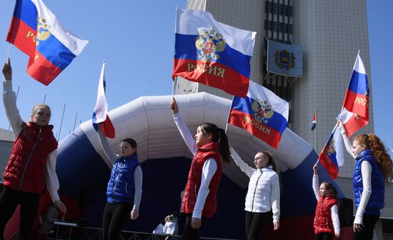 Russia Crimea Reunification Anniversary