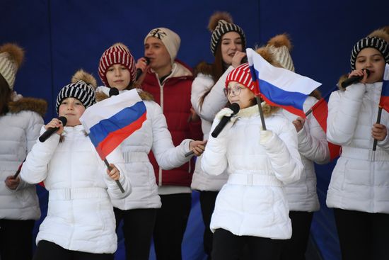 Russia Crimea Reunification Anniversary