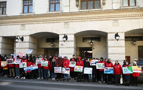 Russia Crimea Reunification Anniversary Rally