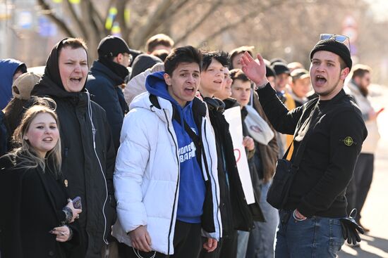Russia Crimea Reunification Anniversary Rally