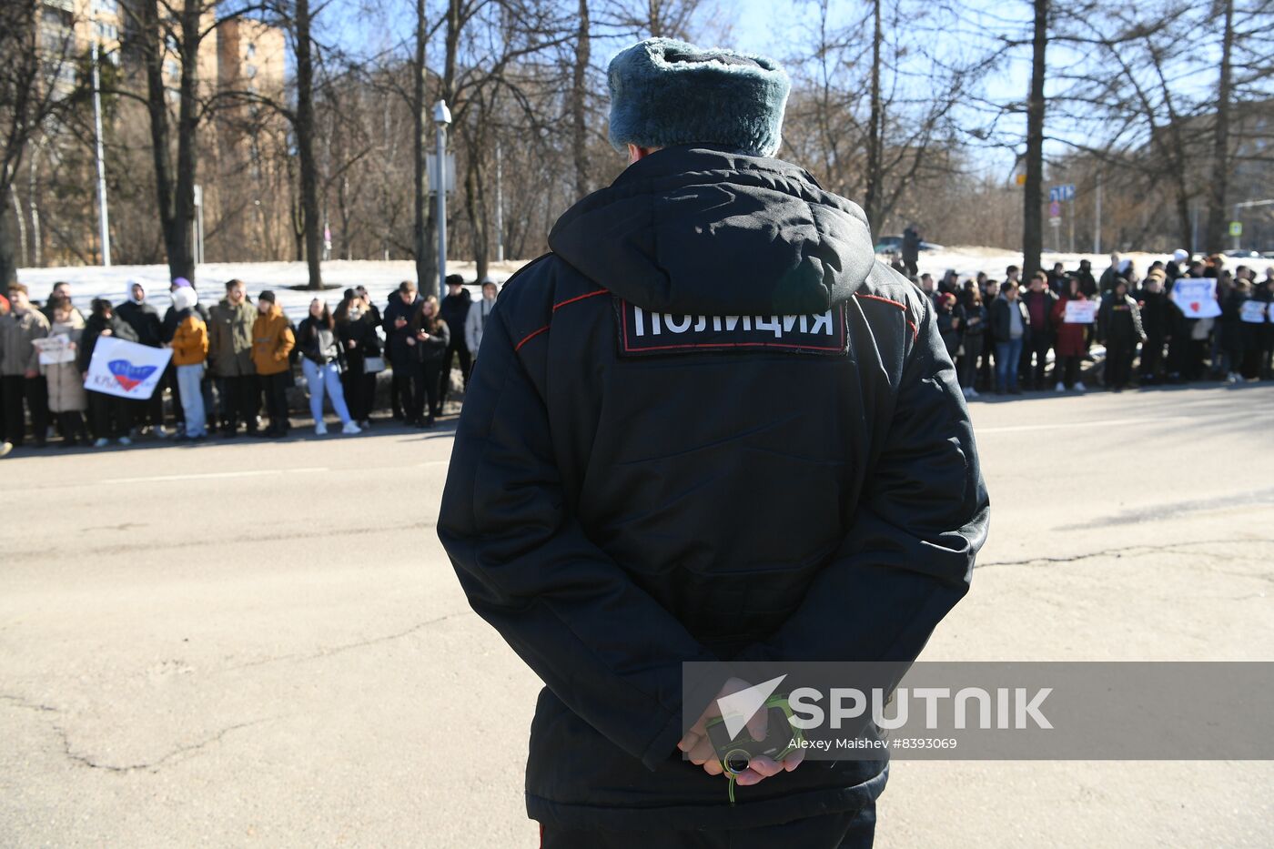 Russia Crimea Reunification Anniversary Rally