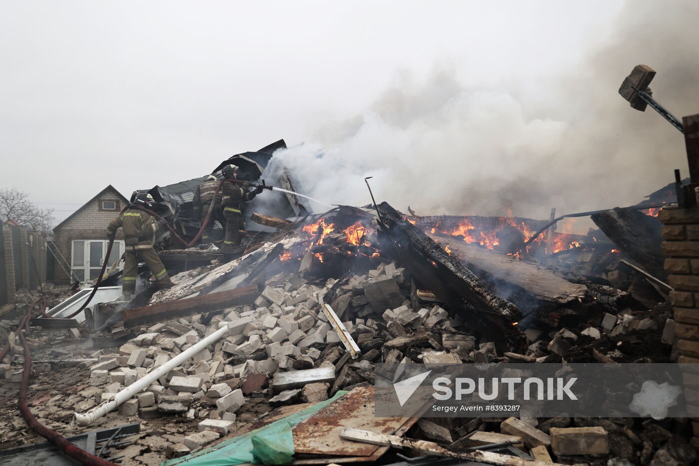 Russia Ukraine Military Operation Shelling