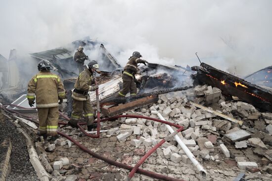 Russia Ukraine Military Operation Shelling