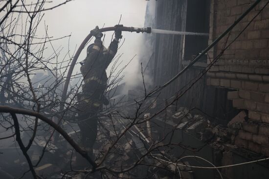 Russia Ukraine Military Operation Shelling