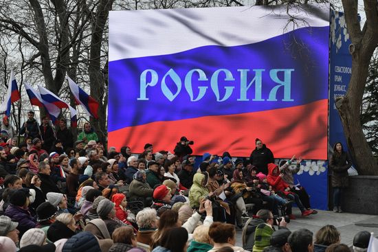 Russia Crimea Reunification Anniversary