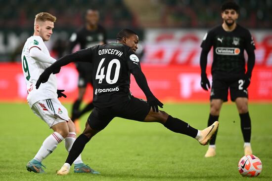 Russia Soccer Premier-League Lokomotiv - Krasnodar