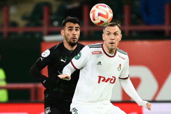 Russia Soccer Premier-League Lokomotiv - Krasnodar