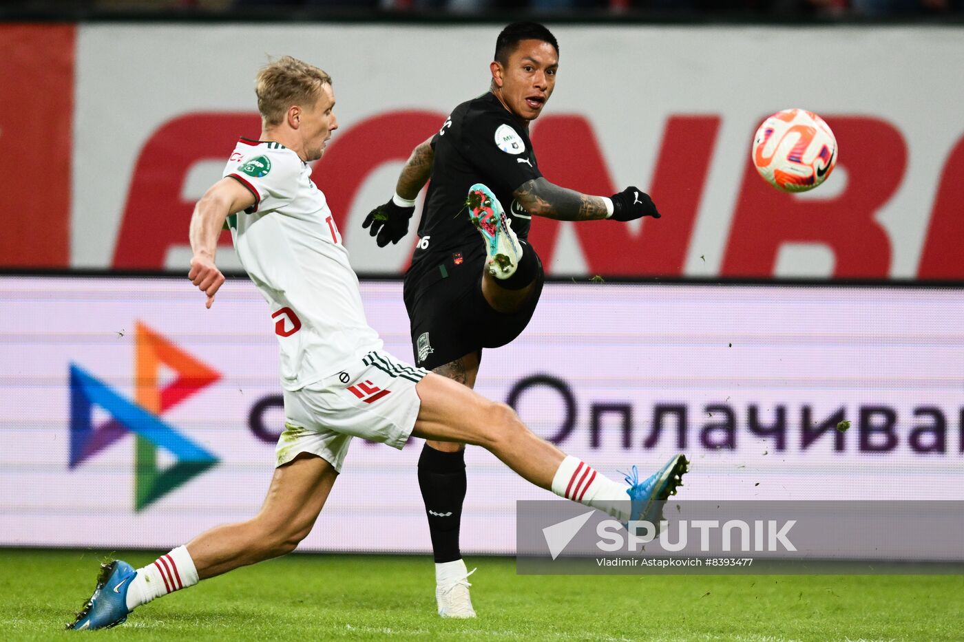 Russia Soccer Premier-League Lokomotiv - Krasnodar