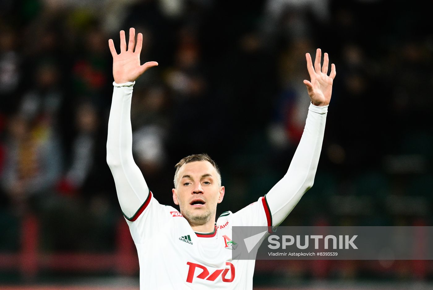 Russia Soccer Premier-League Lokomotiv - Krasnodar