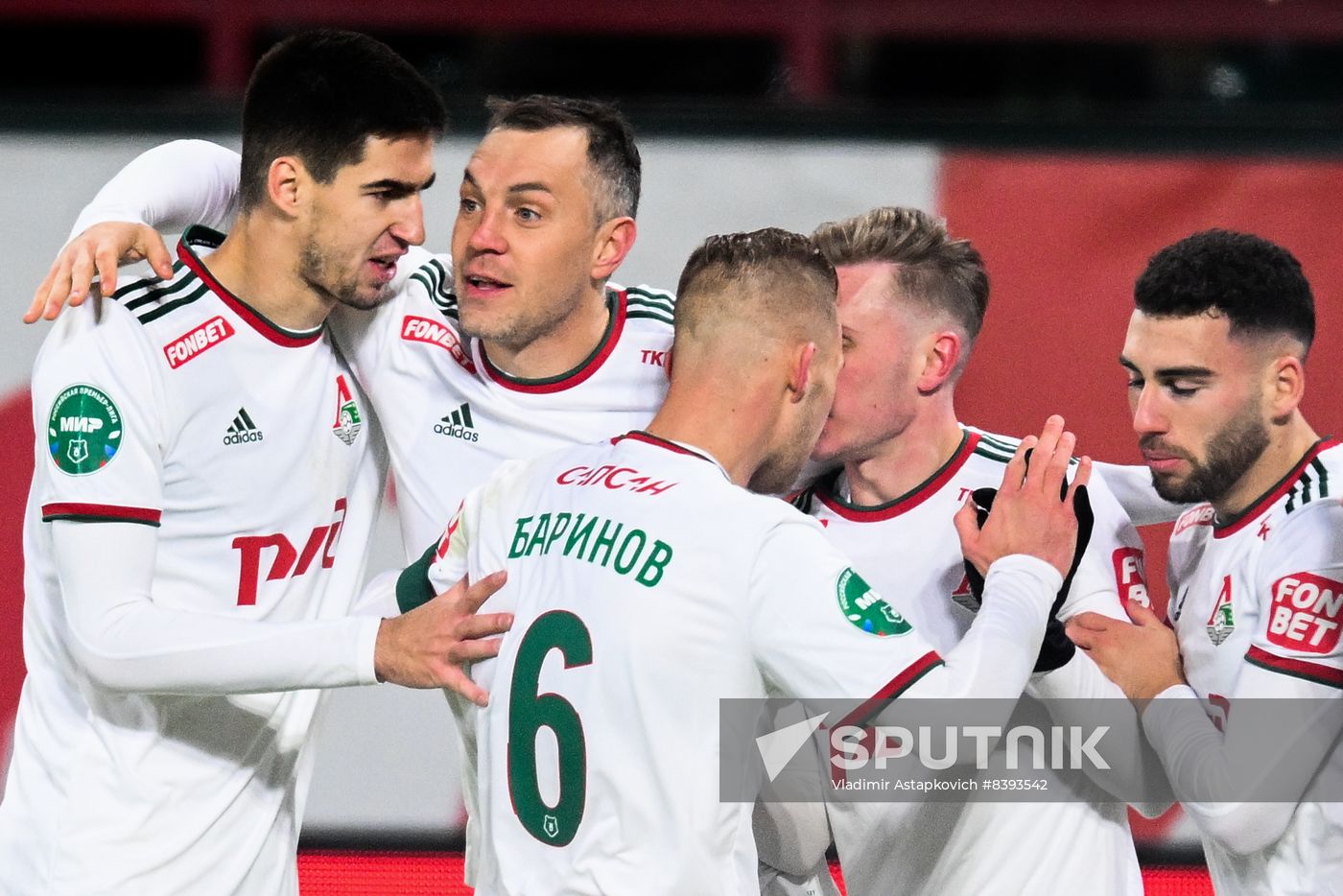 Russia Soccer Premier-League Lokomotiv - Krasnodar
