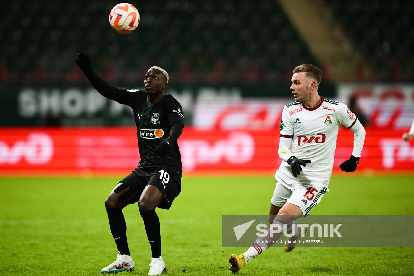 Russia Soccer Premier-League Lokomotiv - Krasnodar