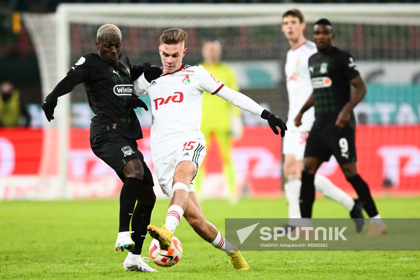 Russia Soccer Premier-League Lokomotiv - Krasnodar