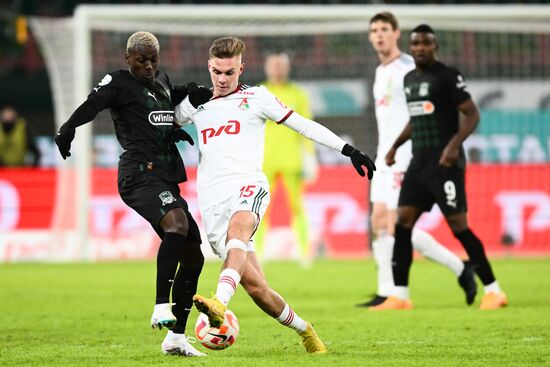 Russia Soccer Premier-League Lokomotiv - Krasnodar