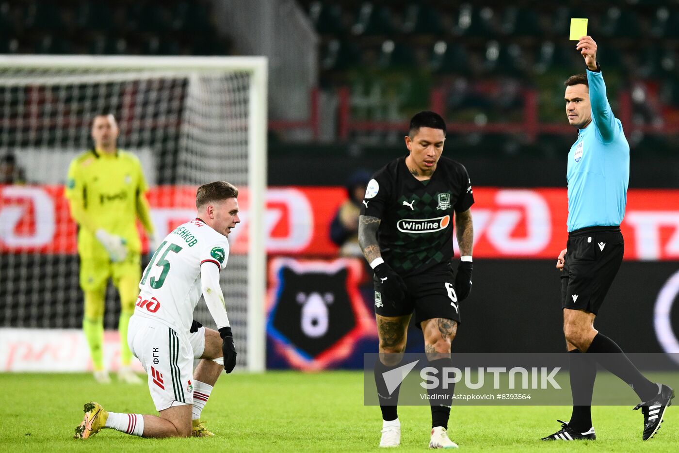 Russia Soccer Premier-League Lokomotiv - Krasnodar