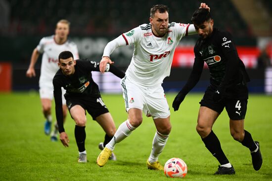 Russia Soccer Premier-League Lokomotiv - Krasnodar