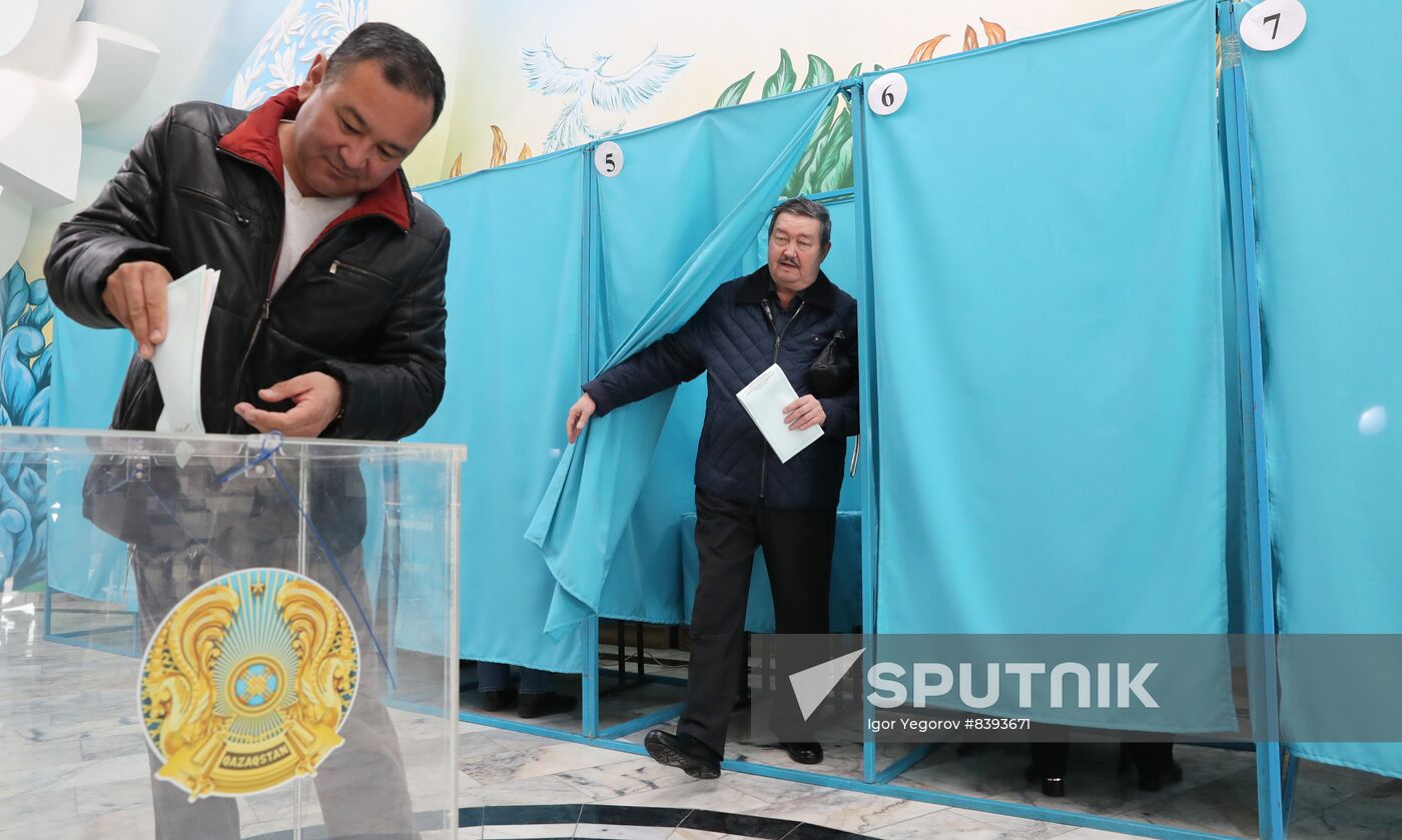 Kazakhstan Snap Legislative Elections