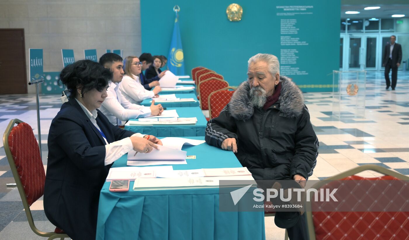 Kazakhstan Snap Legislative Elections