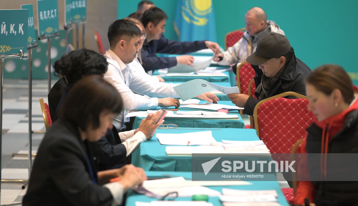 Kazakhstan Snap Legislative Elections