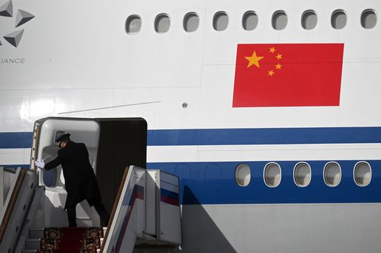 Russia China Arrival