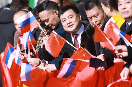 Russia China Delegation