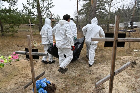 Russia Ukraine Military Operation Exhumation