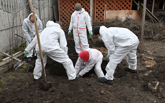 Russia Ukraine Military Operation Exhumation