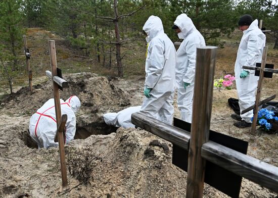 Russia Ukraine Military Operation Exhumation