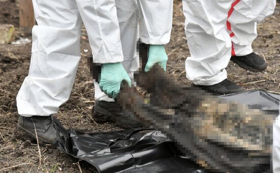 Russia Ukraine Military Operation Exhumation