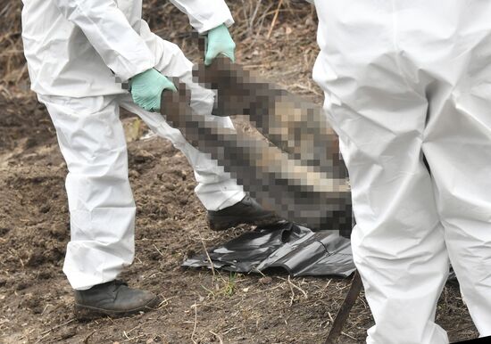 Russia Ukraine Military Operation Exhumation