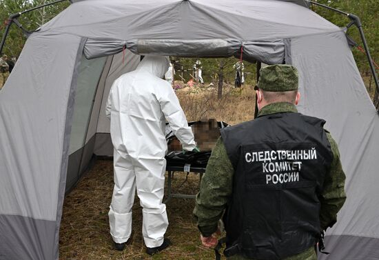 Russia Ukraine Military Operation Exhumation