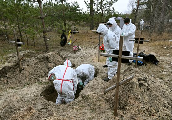 Russia Ukraine Military Operation Exhumation