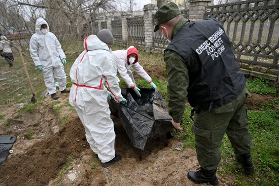 Russia Ukraine Military Operation Exhumation
