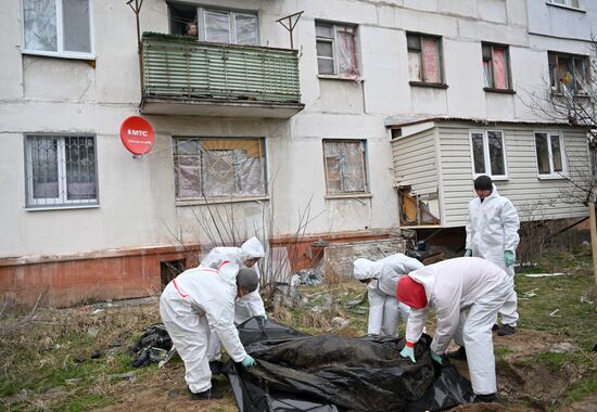 Russia Ukraine Military Operation Exhumation